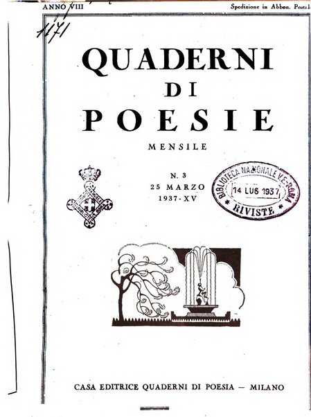 Quaderni di poesia rivista letteraria