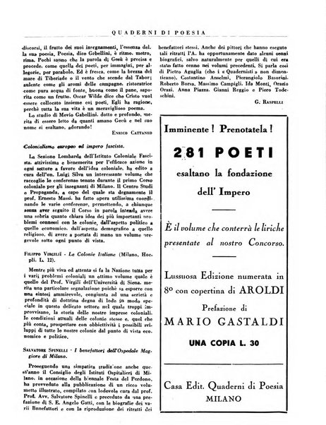 Quaderni di poesia rivista letteraria