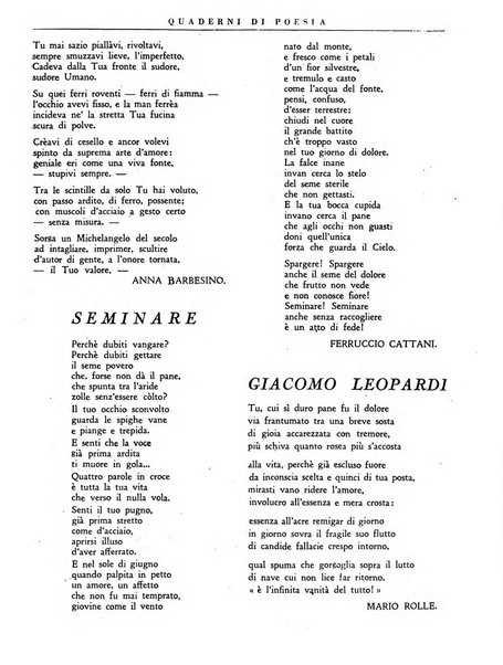 Quaderni di poesia rivista letteraria