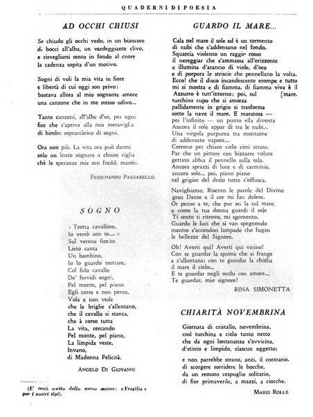 Quaderni di poesia rivista letteraria