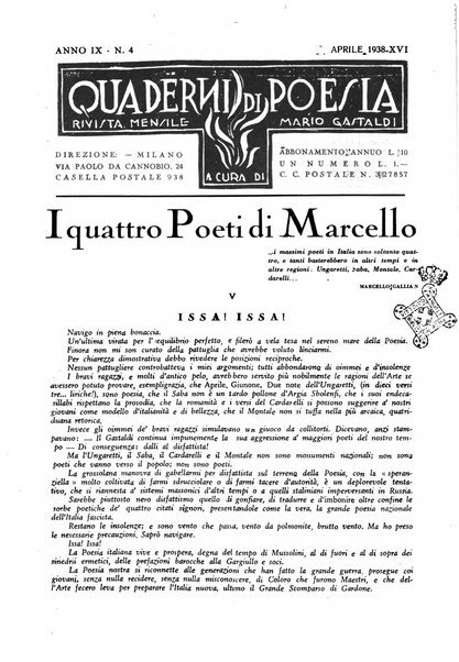 Quaderni di poesia rivista letteraria