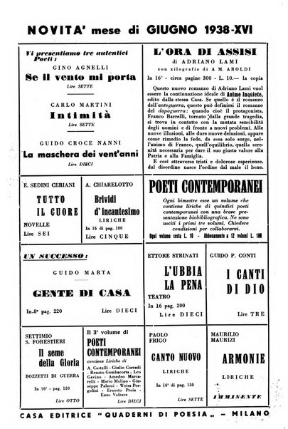 Quaderni di poesia rivista letteraria