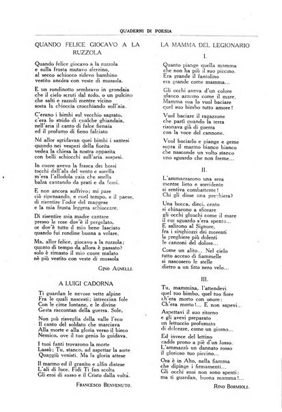 Quaderni di poesia rivista letteraria