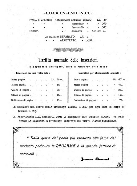 Rassegna per coloro che lavorano, costruiscono, creano e alimentano la ricchezza del paese