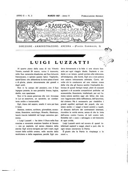 Rassegna per coloro che lavorano, costruiscono, creano e alimentano la ricchezza del paese