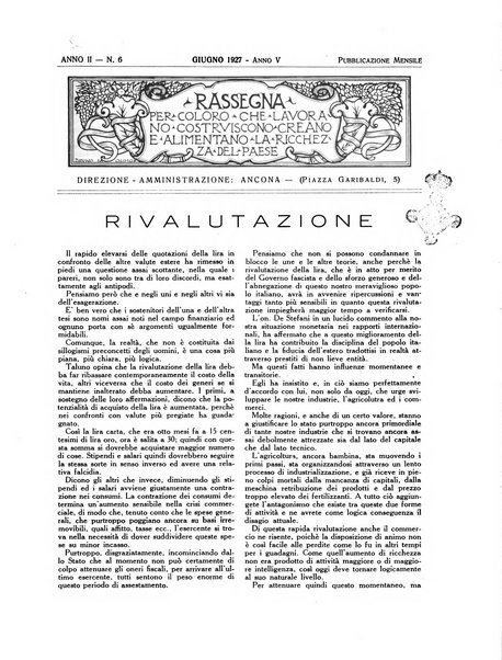 Rassegna per coloro che lavorano, costruiscono, creano e alimentano la ricchezza del paese