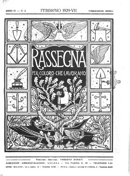 Rassegna per coloro che lavorano, costruiscono, creano e alimentano la ricchezza del paese