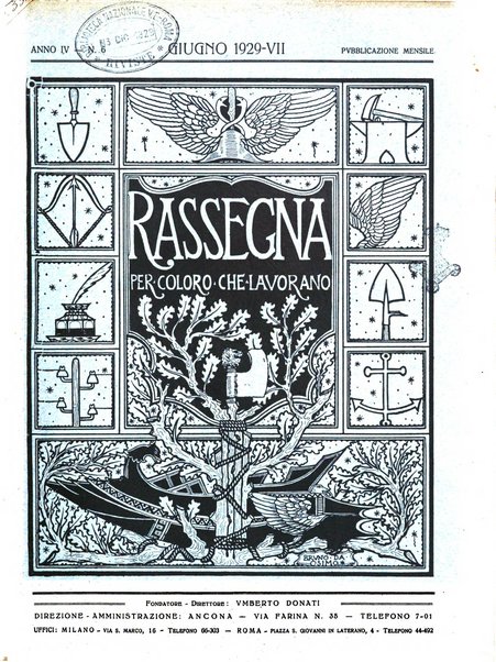 Rassegna per coloro che lavorano, costruiscono, creano e alimentano la ricchezza del paese