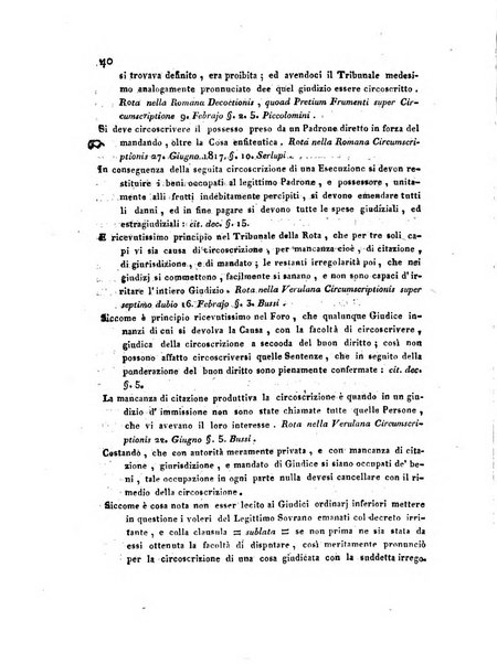 Repertorio generale di giurisprudenza dei tribunali romani