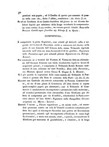 Repertorio generale di giurisprudenza dei tribunali romani