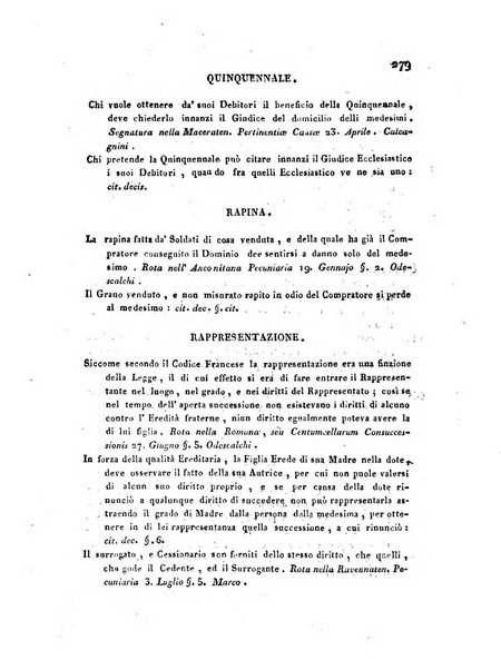 Repertorio generale di giurisprudenza dei tribunali romani