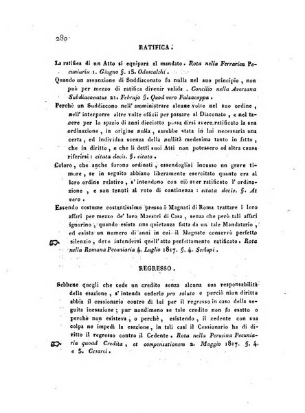 Repertorio generale di giurisprudenza dei tribunali romani