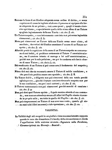 Repertorio generale di giurisprudenza dei tribunali romani