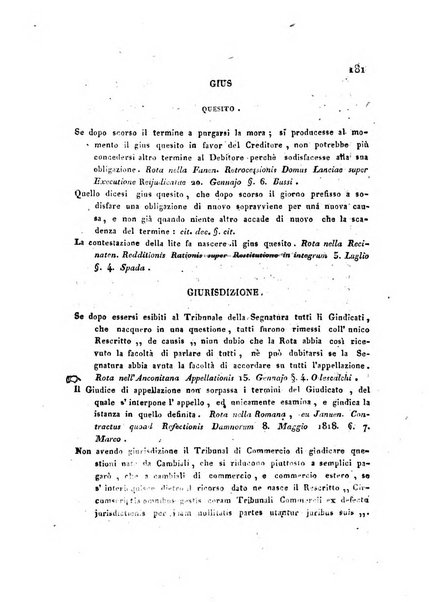 Repertorio generale di giurisprudenza dei tribunali romani