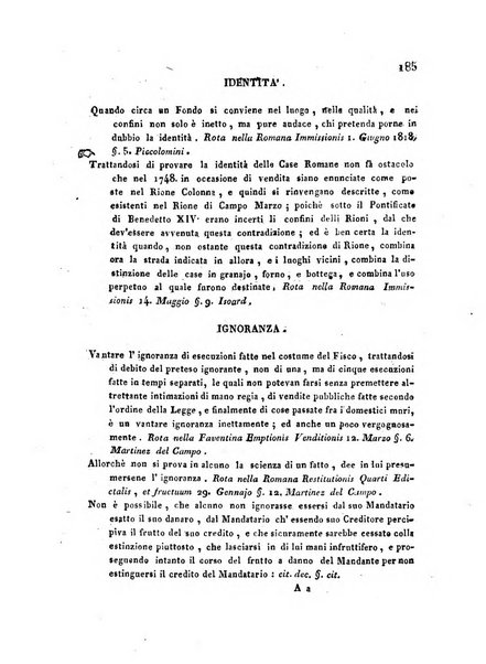 Repertorio generale di giurisprudenza dei tribunali romani