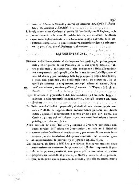 Repertorio generale di giurisprudenza dei tribunali romani