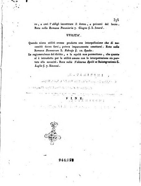 Repertorio generale di giurisprudenza dei tribunali romani