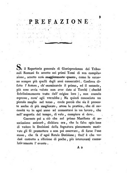 Repertorio generale di giurisprudenza dei tribunali romani