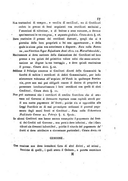 Repertorio generale di giurisprudenza dei tribunali romani