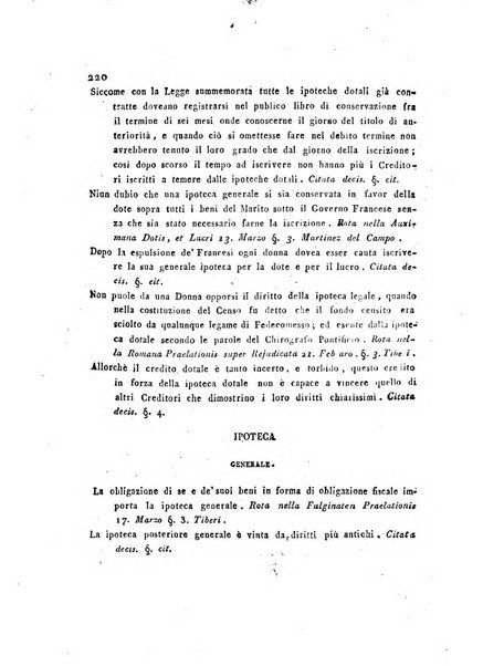 Repertorio generale di giurisprudenza dei tribunali romani