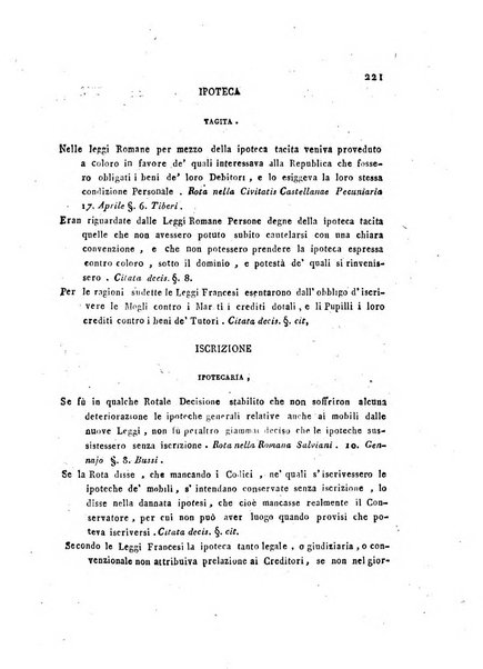 Repertorio generale di giurisprudenza dei tribunali romani