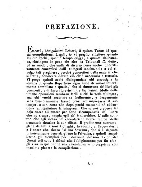 Repertorio generale di giurisprudenza dei tribunali romani