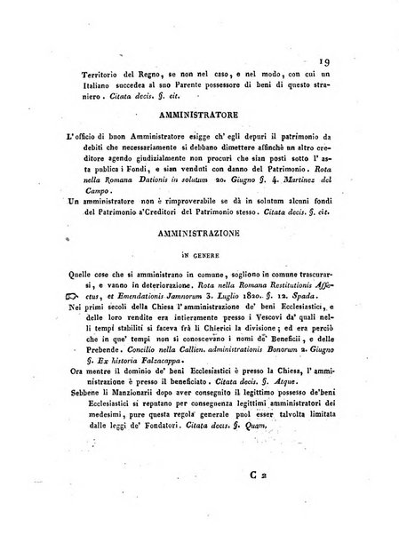 Repertorio generale di giurisprudenza dei tribunali romani