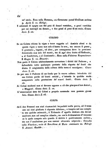 Repertorio generale di giurisprudenza dei tribunali romani