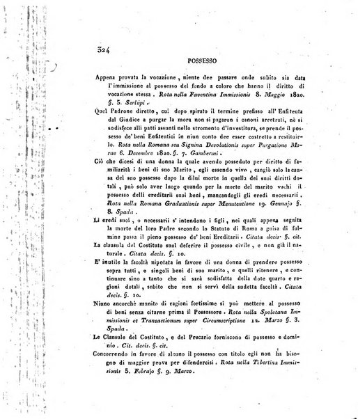 Repertorio generale di giurisprudenza dei tribunali romani