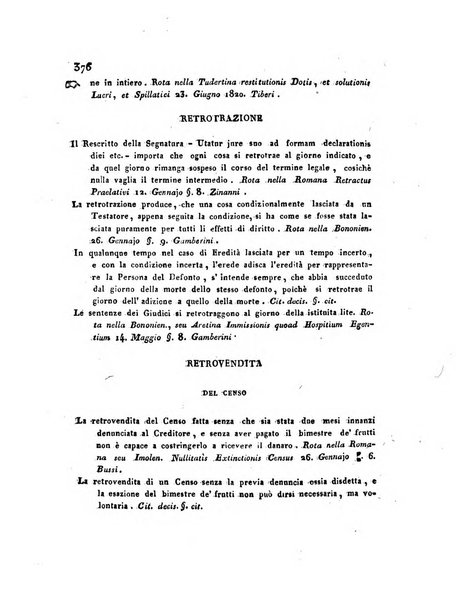 Repertorio generale di giurisprudenza dei tribunali romani