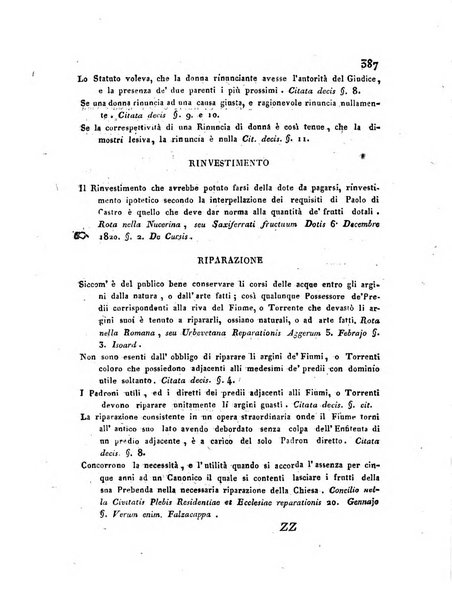 Repertorio generale di giurisprudenza dei tribunali romani