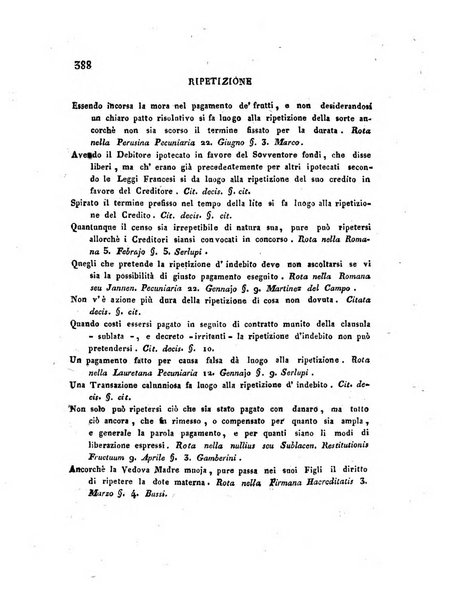 Repertorio generale di giurisprudenza dei tribunali romani