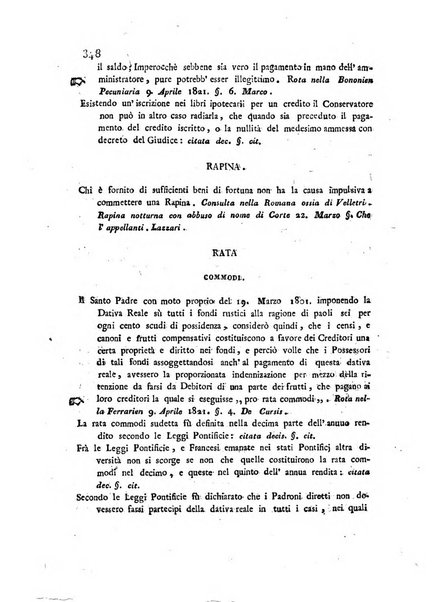 Repertorio generale di giurisprudenza dei tribunali romani