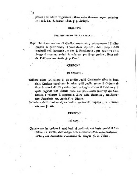 Repertorio generale di giurisprudenza dei tribunali romani