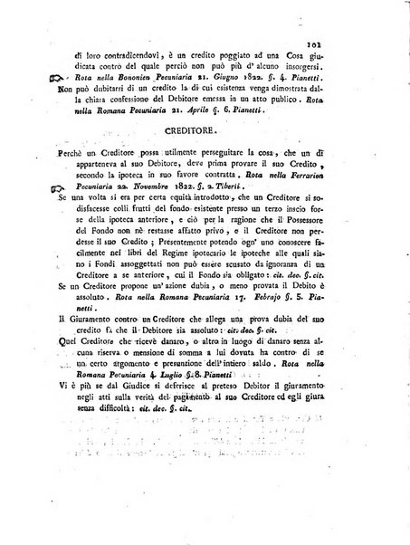 Repertorio generale di giurisprudenza dei tribunali romani