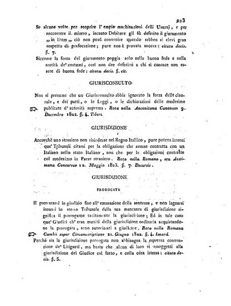 Repertorio generale di giurisprudenza dei tribunali romani