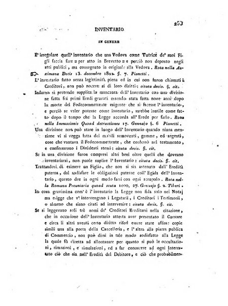 Repertorio generale di giurisprudenza dei tribunali romani