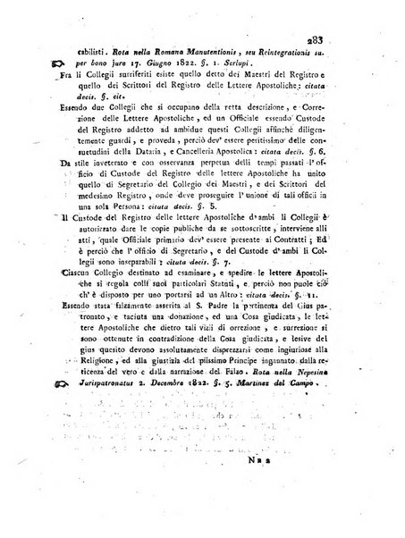 Repertorio generale di giurisprudenza dei tribunali romani