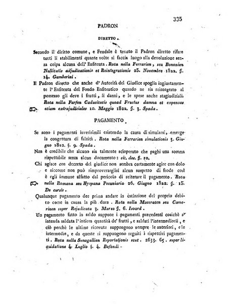 Repertorio generale di giurisprudenza dei tribunali romani