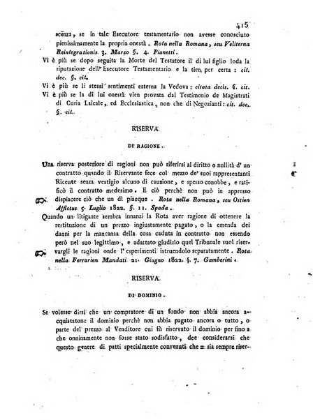 Repertorio generale di giurisprudenza dei tribunali romani