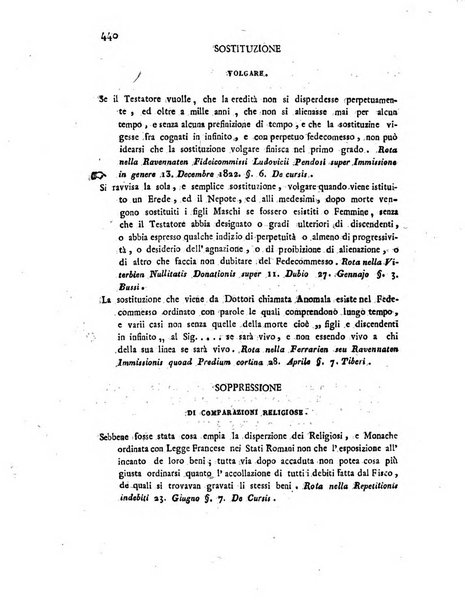 Repertorio generale di giurisprudenza dei tribunali romani