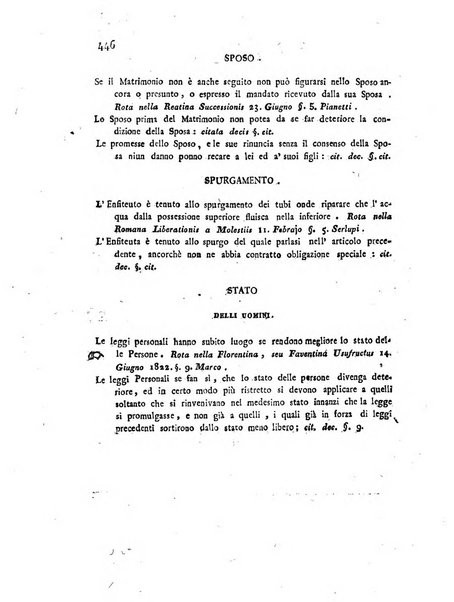 Repertorio generale di giurisprudenza dei tribunali romani