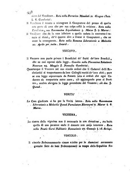 Repertorio generale di giurisprudenza dei tribunali romani