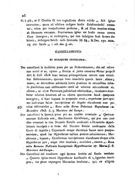 Repertorio generale di giurisprudenza dei tribunali romani