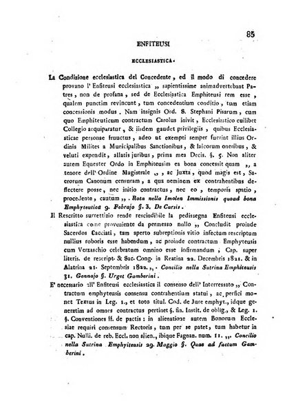 Repertorio generale di giurisprudenza dei tribunali romani