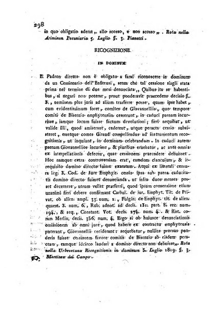 Repertorio generale di giurisprudenza dei tribunali romani