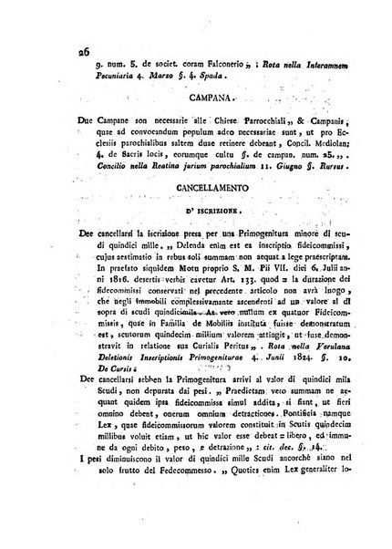 Repertorio generale di giurisprudenza dei tribunali romani