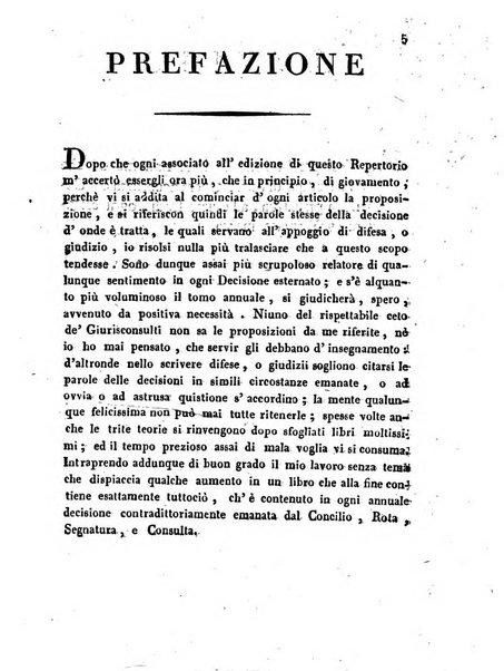 Repertorio generale di giurisprudenza dei tribunali romani