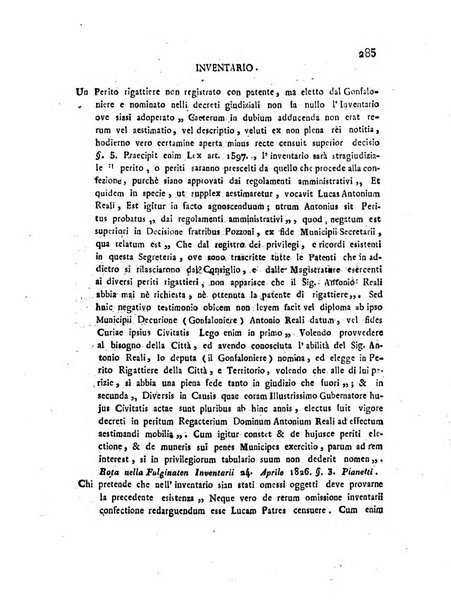 Repertorio generale di giurisprudenza dei tribunali romani