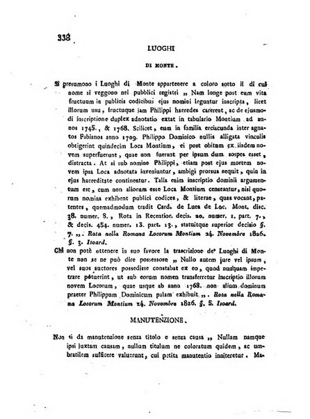 Repertorio generale di giurisprudenza dei tribunali romani